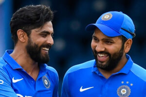 ravindra jadeja with rohit sharma
