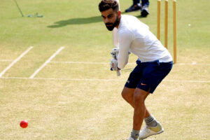 virat practicing pink ball