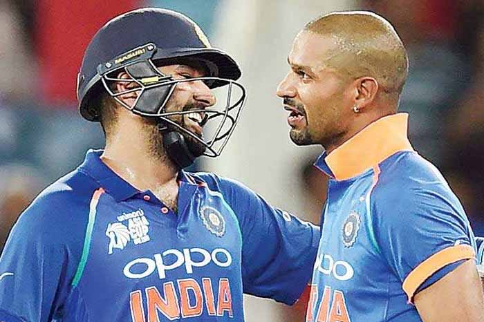 rohit sharma and shikhar dhawan