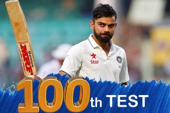 virat kohli 100 test match